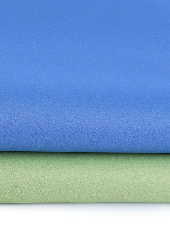 Pure Polyester high precision double-sided satin blackout blind fabric